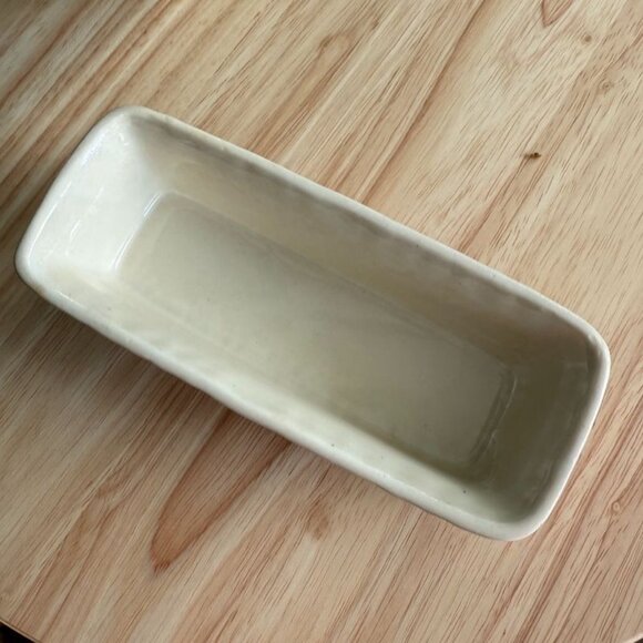 Vintage Masons Vista Red Pink Ironstone Covered Butter Dish England Landscape - Picture 9 of 12